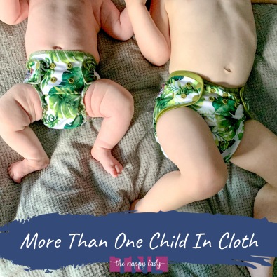 Using cloth nappies for more than one child